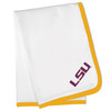 Future Tailgater LSU Tigers Officially Licensed Baby Receiving Blanket - Yellow Gold Trim
