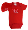 Dayton Flyers Baby Bodysuit and Cap