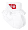 Dayton Flyers Baby Laced Sock Booties