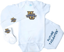 Marquette Golden Eagles Homecoming 3 Piece Baby Gift Set
