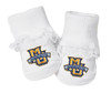 Marquette Golden Eagles Baby Toe Booties with Lace