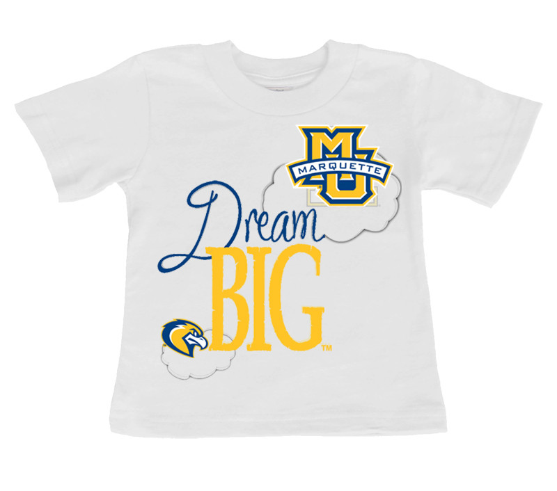3T Future Tailgater Marquette Golden Eagles Logo Baby//Toddler T-Shirt