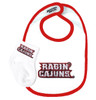 Louisiana Ragin Cajuns Bib and Socks Baby Set