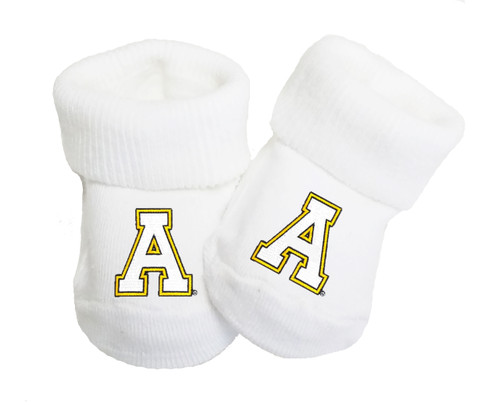 Appalachian State Mountaineers Boxed Baby Booties