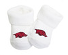 Arkansas Razorbacks Baby Toe Booties