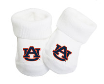 Auburn Tigers Baby Toe Booties