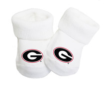 Georgia Bulldogs Baby Bootie Socks 0-9 Months