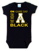 Appalachian State Mountaineers On Gameday Baby Onesie