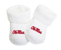 Mississippi Ole Miss Rebels Baby Toe Booties
