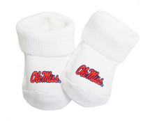 Mississippi Ole Miss Rebels Baby Toe Booties