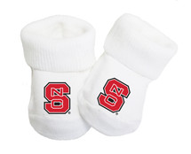 NC State Wolfpack Baby Toe Booties