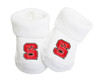 NC State Wolfpack Baby Toe Booties