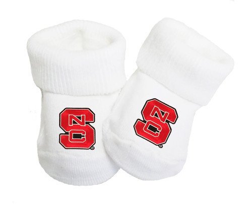 NC State Wolfpack Baby Toe Booties