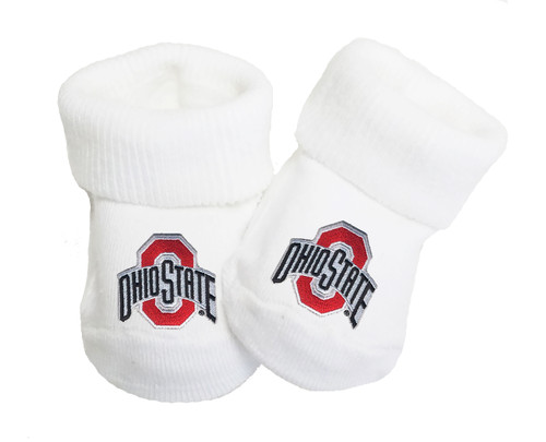 Ohio State Buckeyes Baby Toe Booties