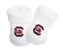 South Carolina Gamecocks Baby Toe Booties