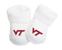 Virginia Tech Hokies Baby Toe Booties