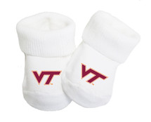Virginia Tech Hokies Baby Toe Booties