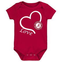 Alabama Crimson Tide Love Baby Bodysuit