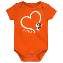 Bowling Green St. Falcons Love Heart Baby Bodysuit