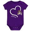 East Carolina ECU Pirates Officially Licensed Love Heart Baby Bodysuit