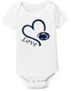 Penn State Nittany Lions Love Baby Onesie