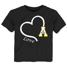 Appalachian State Mountaineers Love Heart Infant/Toddler T-Shirt
