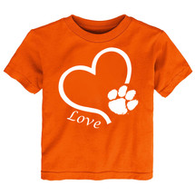 Clemson Tigers Love Heart Infant/Toddler T-Shirt