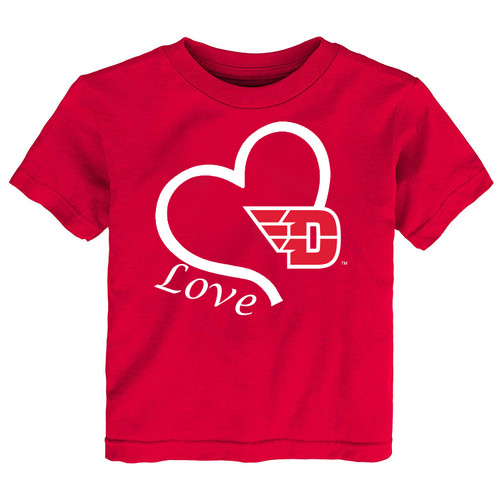 Dayton Flyers Love Heart Officially Licensed Baby/Toddler T-Shirt