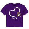 East Carolina ECU Pirates Officially Licensed Love Heart Baby/Toddler T-Shirt