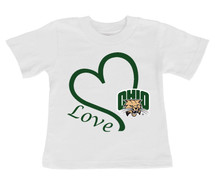 Ohio Bobcats Love Infant/Toddler T-Shirt