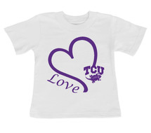 Texas Christian TCU Horned Frogs Love Infant/Toddler T-Shirt