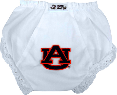 Auburn Tigers Eyelet Baby Diaper Cover