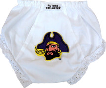 East Carolina Pirates Eyelet Baby Diaper Cover