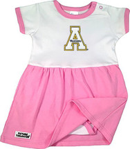 Appalachian State Mountaineers Baby Bodysuit Dress - Pink