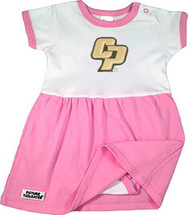 Cal Poly Mustangs Baby Baby Onesie Dress - Pink