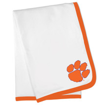 Clemson Tigers Officially Licensed Cotton Baby Receiving Blanket