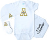 Appalachian State Mountaineers Homecoming 3 Piece Baby Gift Set