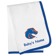 Boise State Broncos Personalized Baby Blanket