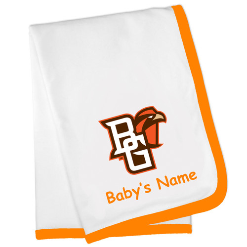 Bowling Green St. Falcons Personalized Baby Blanket