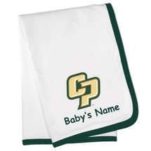 Cal Poly Mustangs Officially Licensed Personalized Baby Blanket