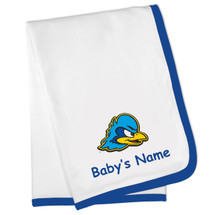 Delaware Blue Hens Personalized Baby Blanket