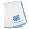North Carolina Tar Heels Personalized Baby Blanket