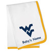 West Virginia Mountaineer Personalized Baby Blanket
