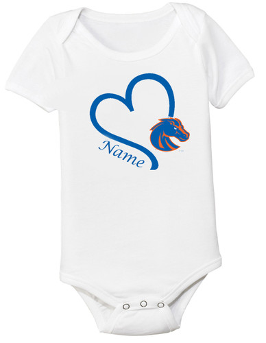 Boise State Broncos Personalized Baby Onesie