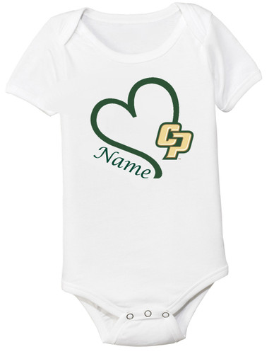 Cal Poly Mustangs Personalized Baby Onesie