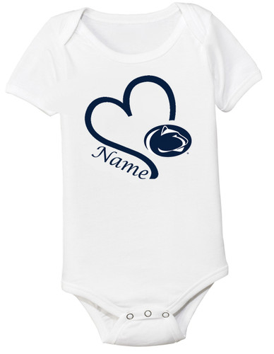 Penn State Nittany Lions Personalized Baby Onesie