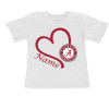 Alabama Crimson Tide Personalized Baby/Toddler T-Shirt