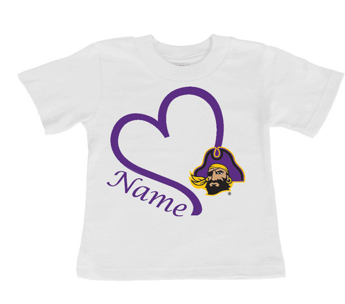 East Carolina Pirates Personalized Baby/Toddler T-Shirt