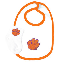 Clemson Tigers Baby Bib and Socks Set