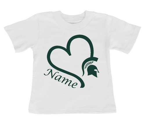 Michigan State Spartans Personalized Baby/Toddler T-Shirt